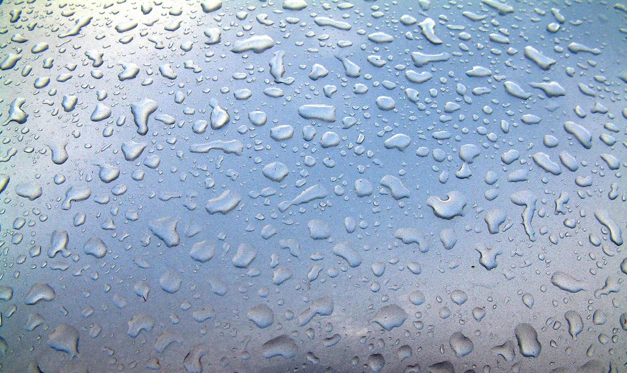 Background of water droplets